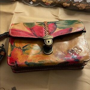 Patricia Nash Multicolor Floral Crossbody Bag